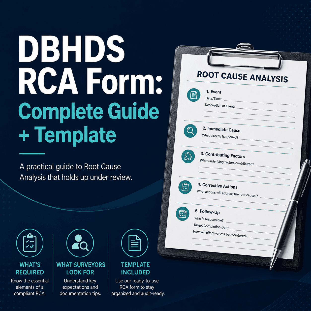 Cover for DBHDS RCA Form: Complete Guide + Template