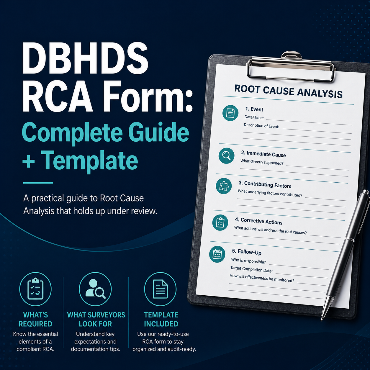 Cover for DBHDS RCA Form: Complete Guide + Template